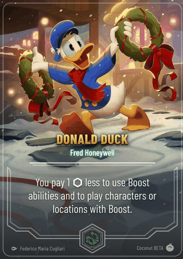 Donald Duck — Fred Honeywell artwork
