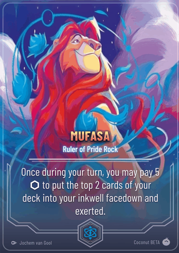 Mufasa — Ruler of Pride Rock artwork