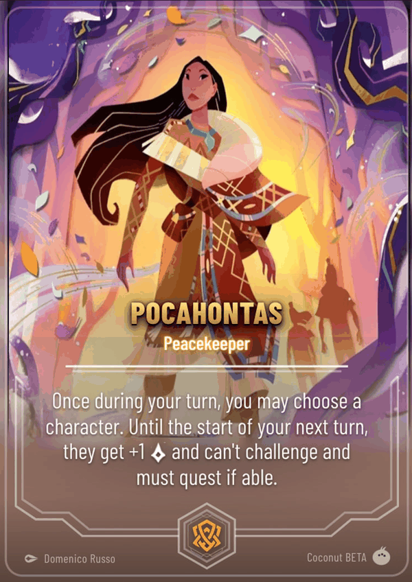 Pocahontas — Peacekeeper artwork