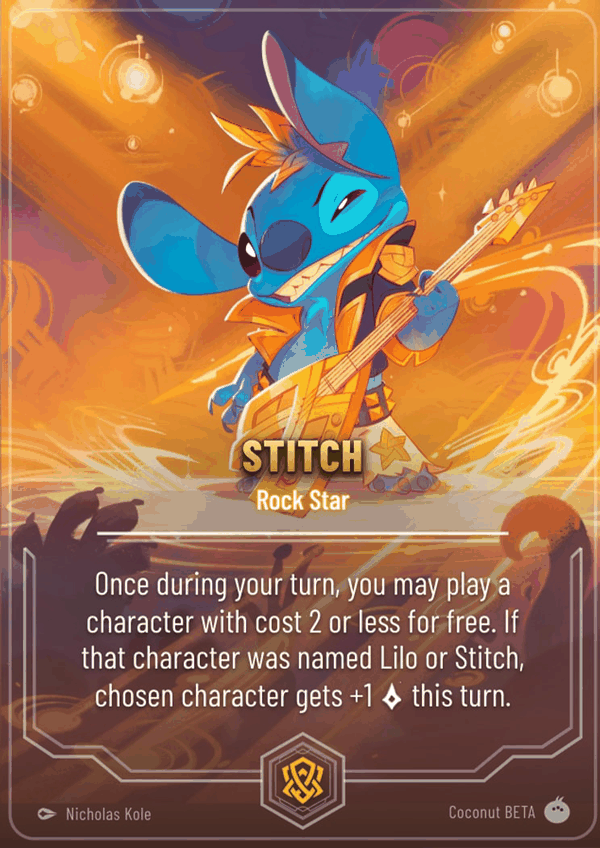 Stitch — Rock Star artwork